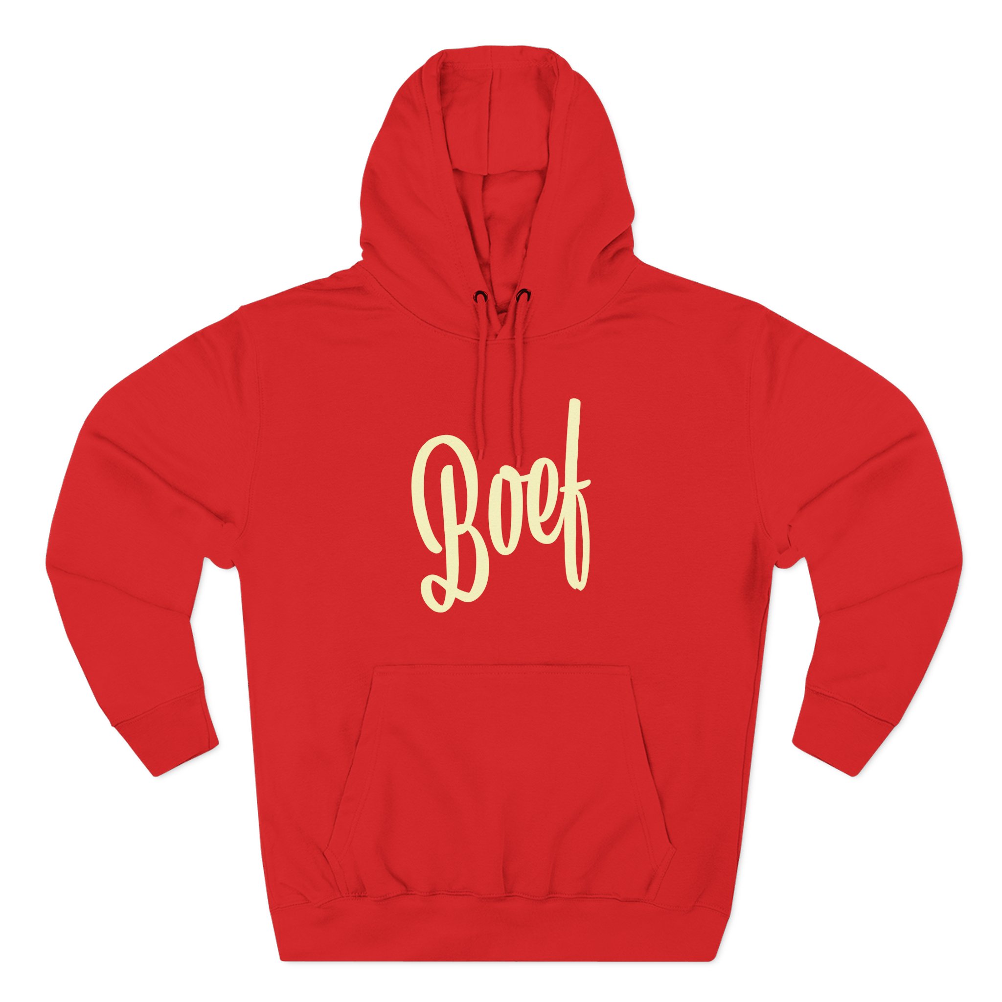 Boef Three-Panel Fleece Hoodie