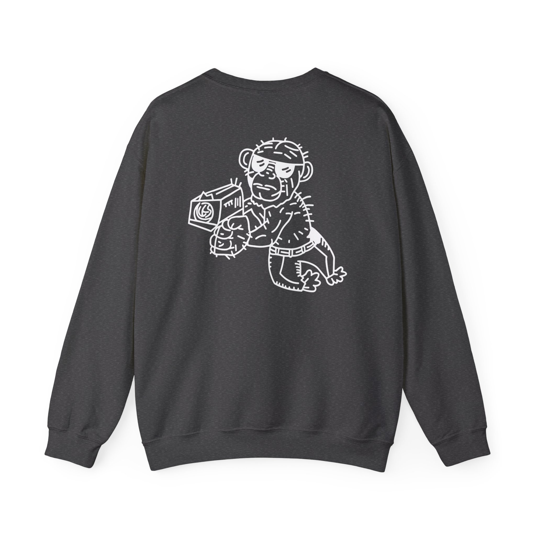 Spoonkid Detective Monke Unisex Heavy Blendâ„¢ Crewneck Sweatshirt