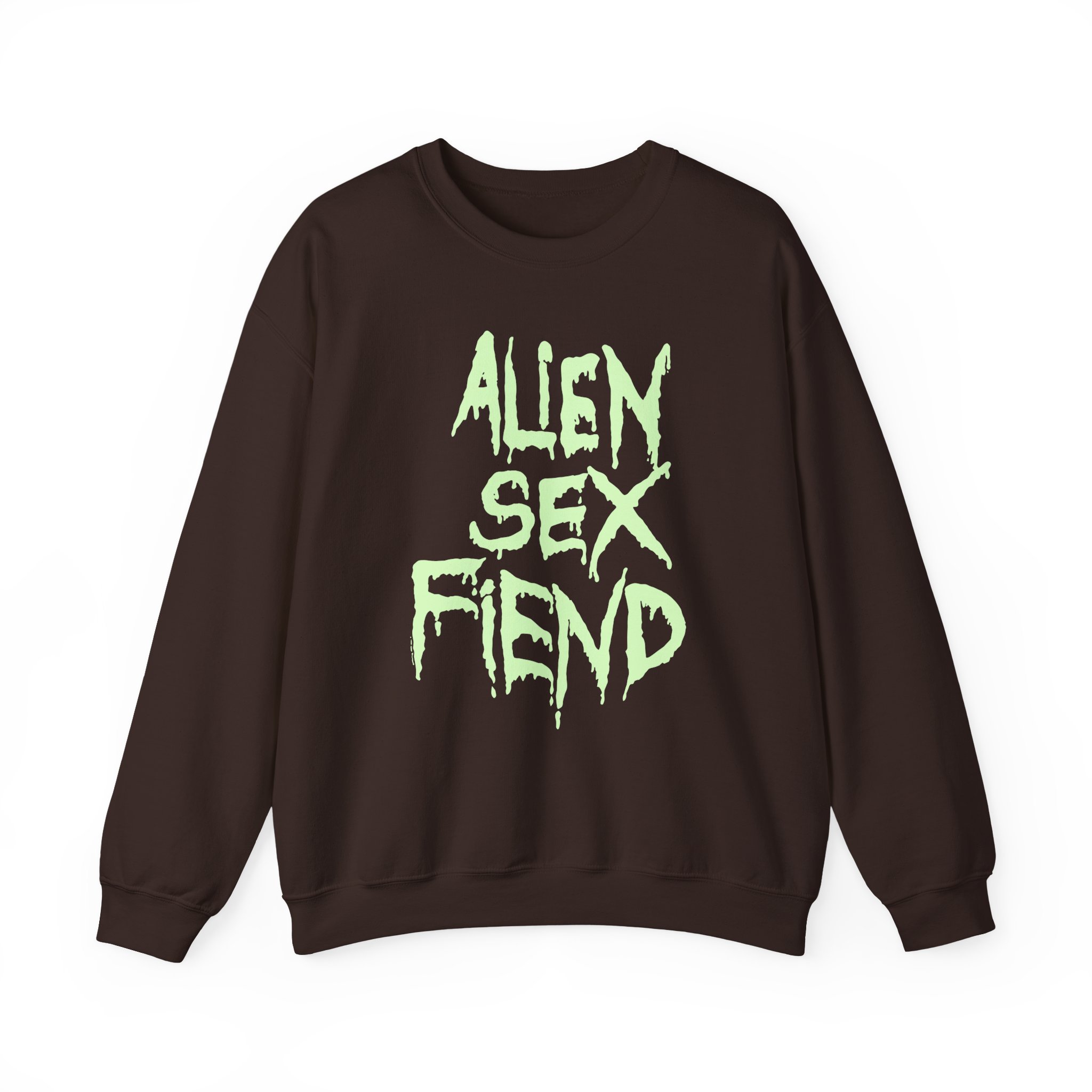 Alien Sex Fiend Glow in the Dark Unisex Heavy Blendâ„¢ Crewneck Sweatshirt