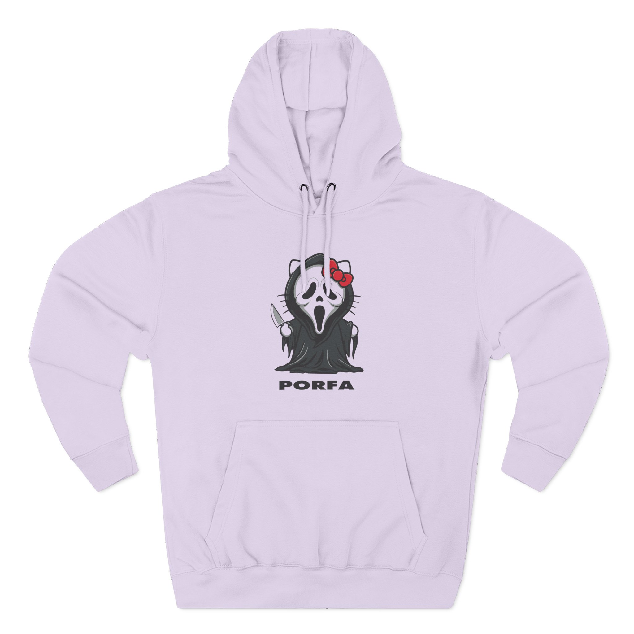 Porfa Scream Halloween Three-Panel Fleece Hoodie