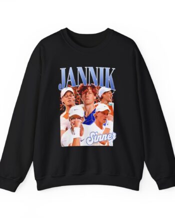 Jannik Sinner Retro Art Unisex Heavy Blend™ Crewneck Sweatshirt
