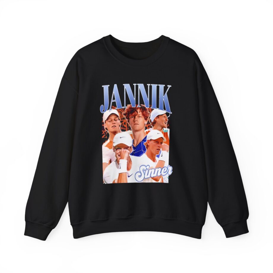 Jannik Sinner Retro Art Unisex Heavy Blend™ Crewneck Sweatshirt