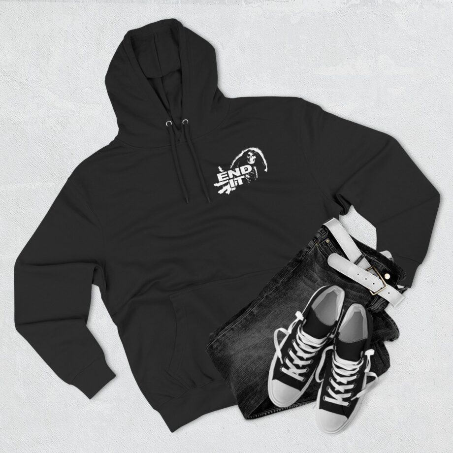 End It Three-Panel Fleece Hoodie