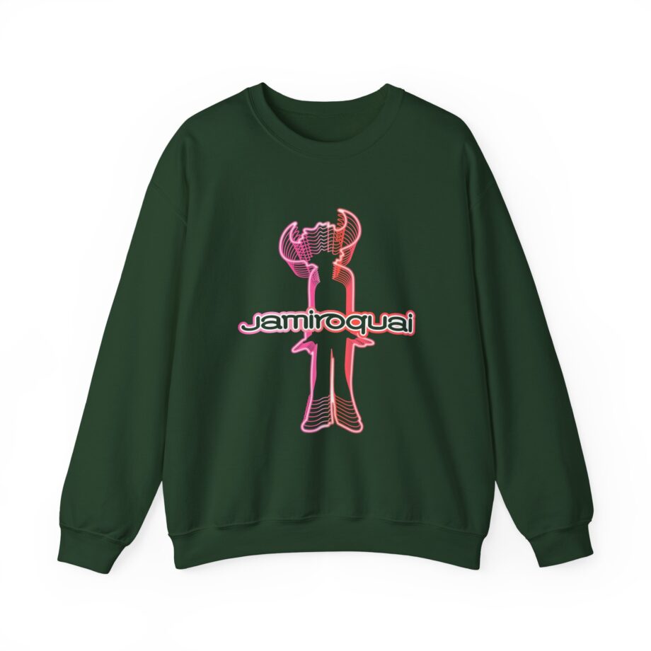 J Buffalo Man Neon Unisex Heavy Blend™ Crewneck Sweatshirt