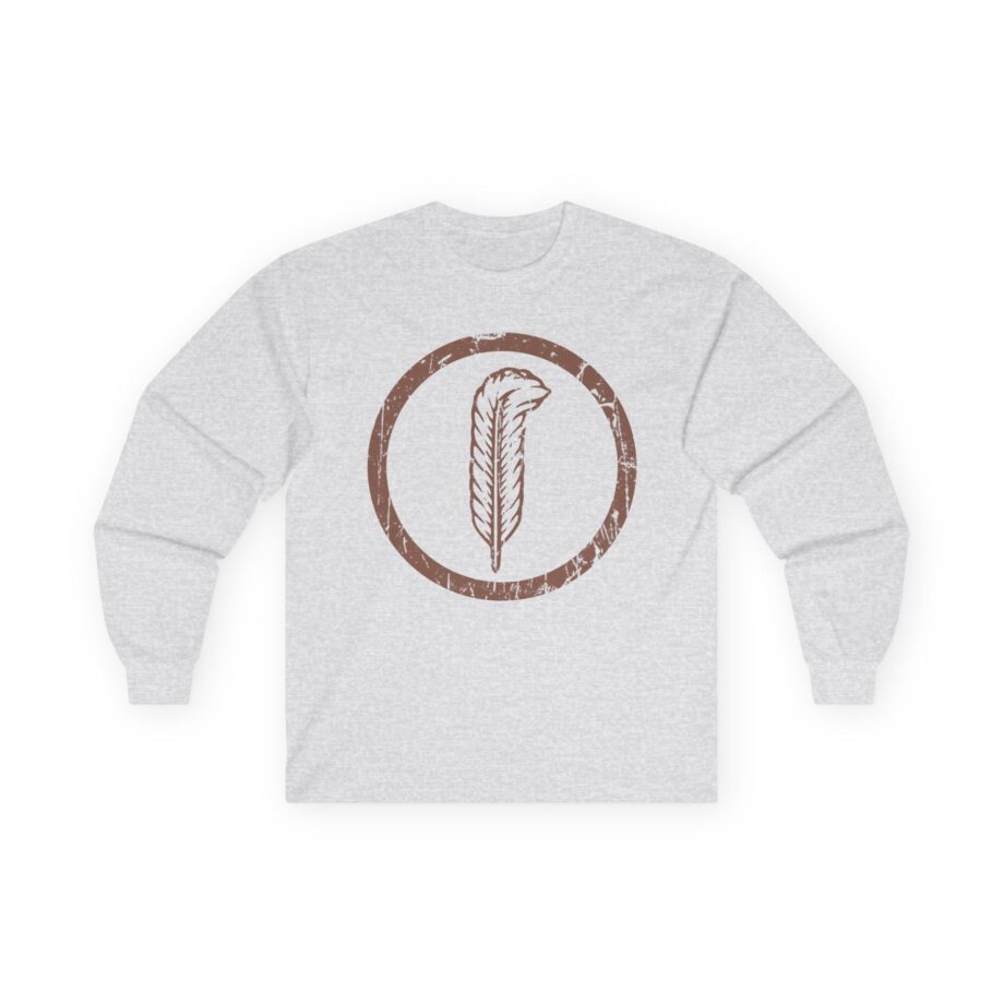 Robert Plant Distressed Feather Logo Unisex Ultra Cotton Long Sleeve Tee