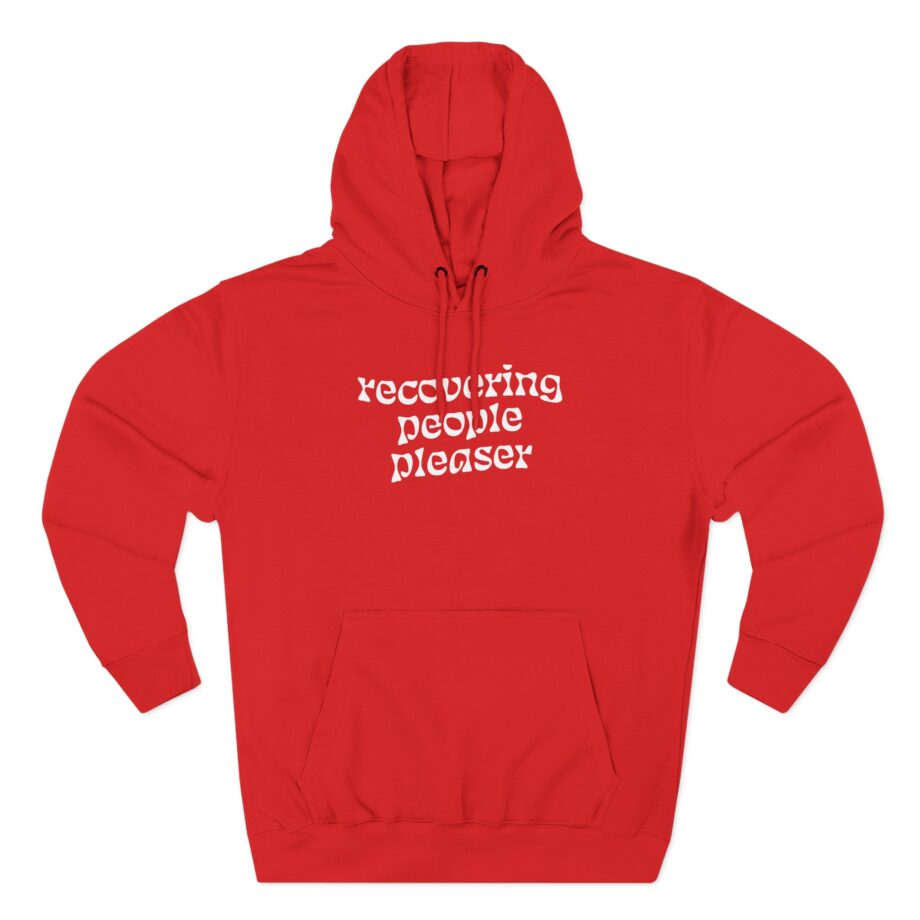 Charlotte Dobre Recovering People Pleaser Three-Panel Fleece Hoodie