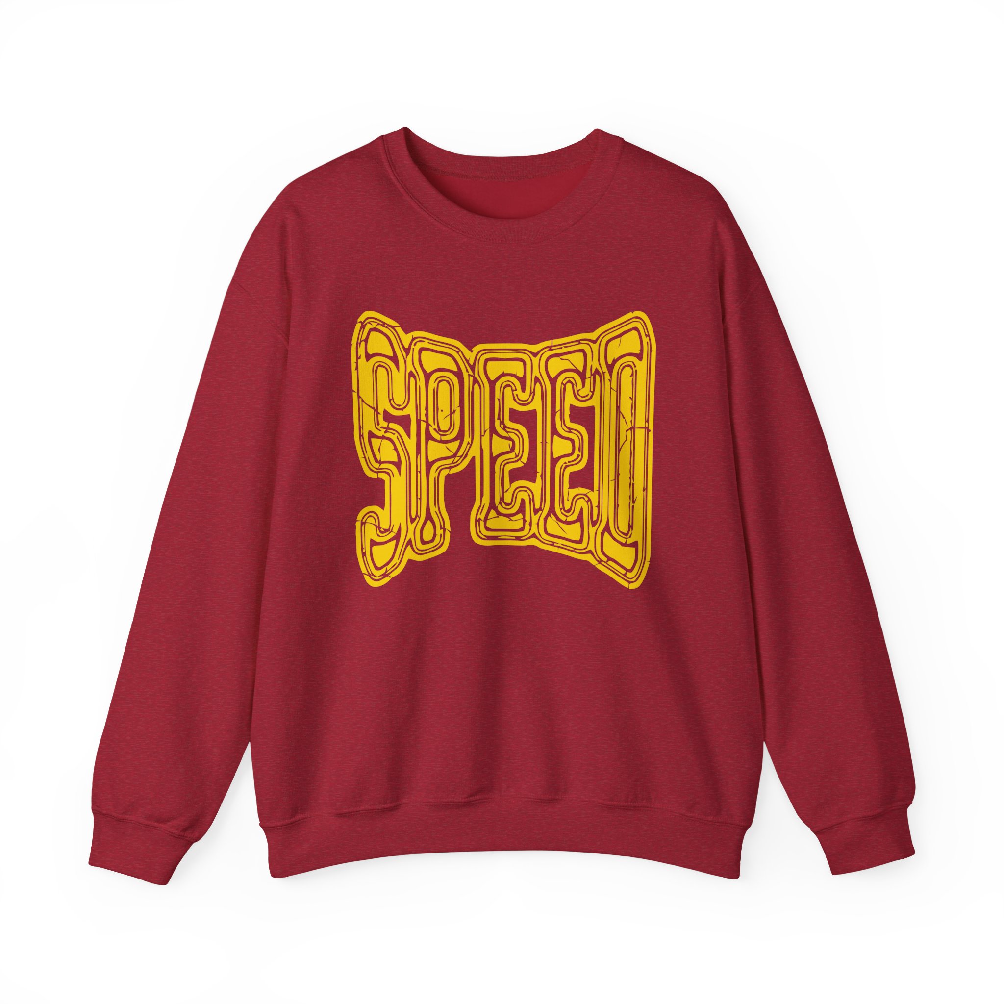 Ishowspeed Gold Logo Unisex Heavy Blendâ„¢ Crewneck Sweatshirt