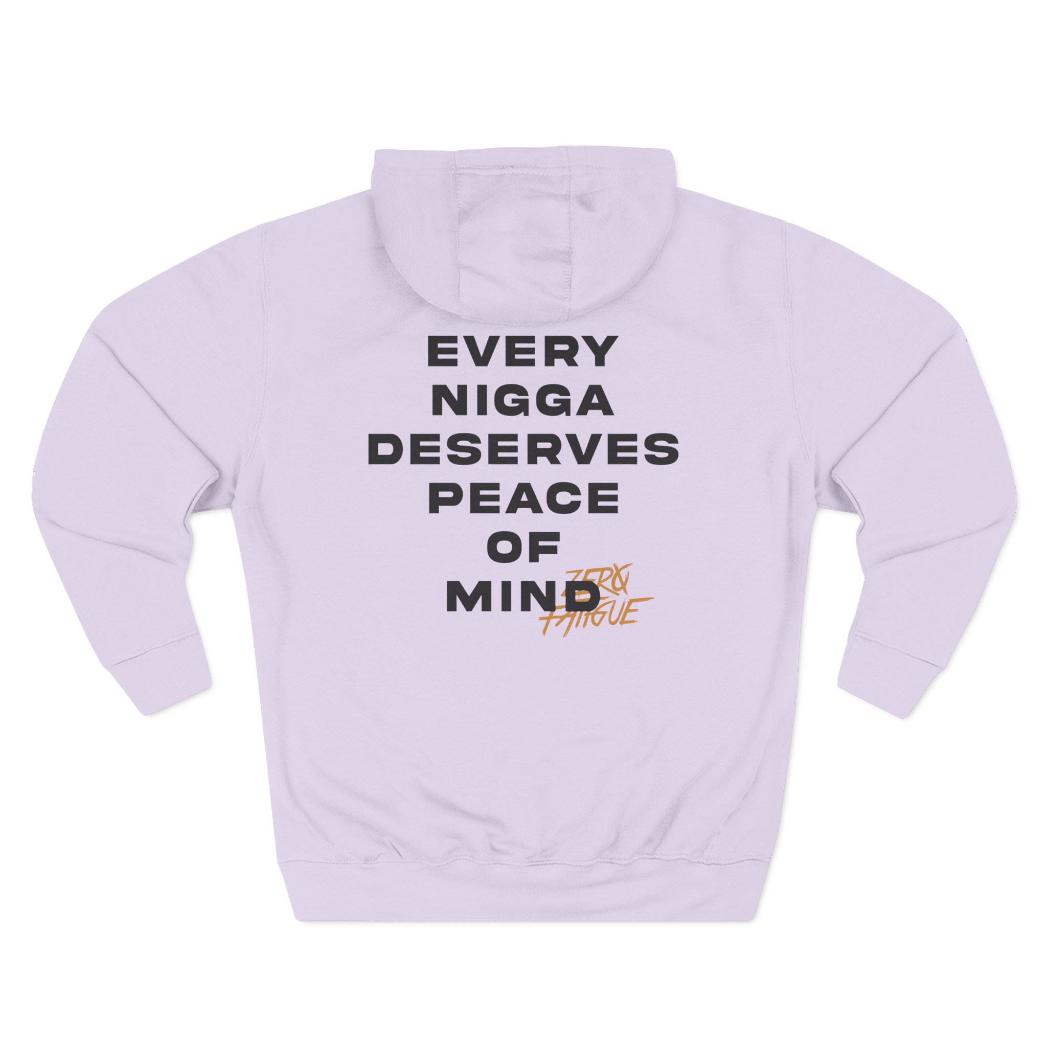 Smino Every Nigga Deserves Peace of Mind Three-Panel Fleece Hoodie