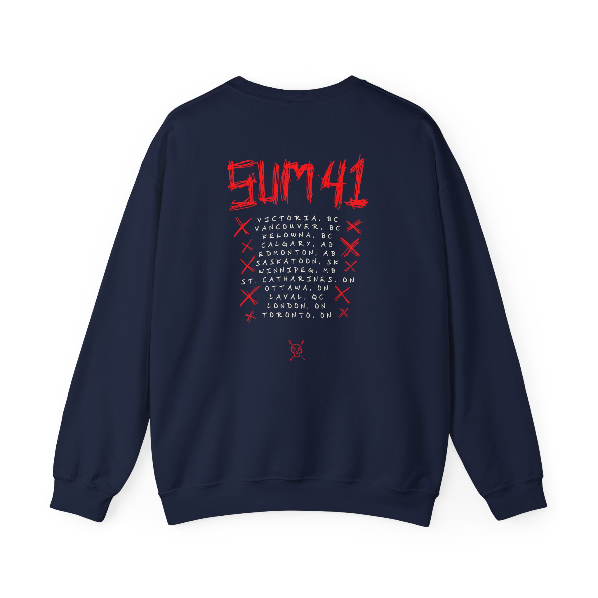 Sum 41 F**k Tour Unisex Heavy Blendâ„¢ Crewneck Sweatshirt