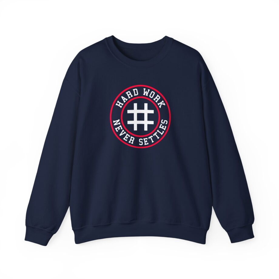 Trevor Bauer Hard Work Never Settles Unisex Heavy Blend™ Crewneck Sweatshirt