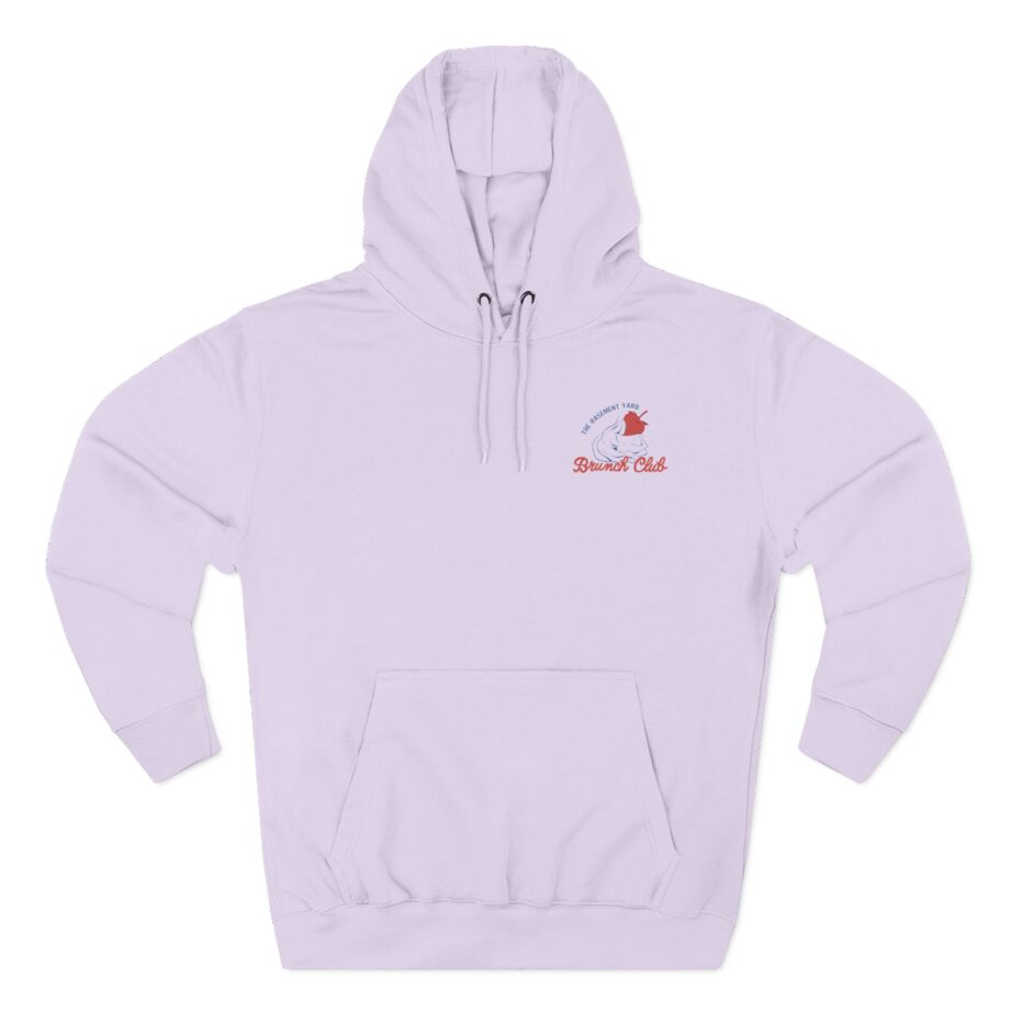 Basement Yard Brunch Club Diner Three-Panel Fleece Hoodie