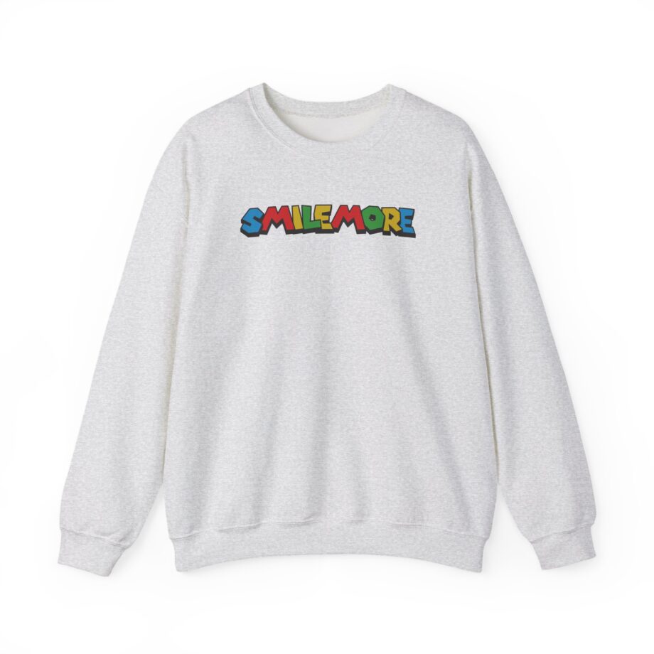 Roman Atwood Colorful Smile More Unisex Heavy Blend™ Crewneck Sweatshirt