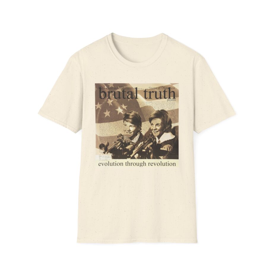 Brutal Truth Evolution Through Revolution Unisex Softstyle T-Shirt