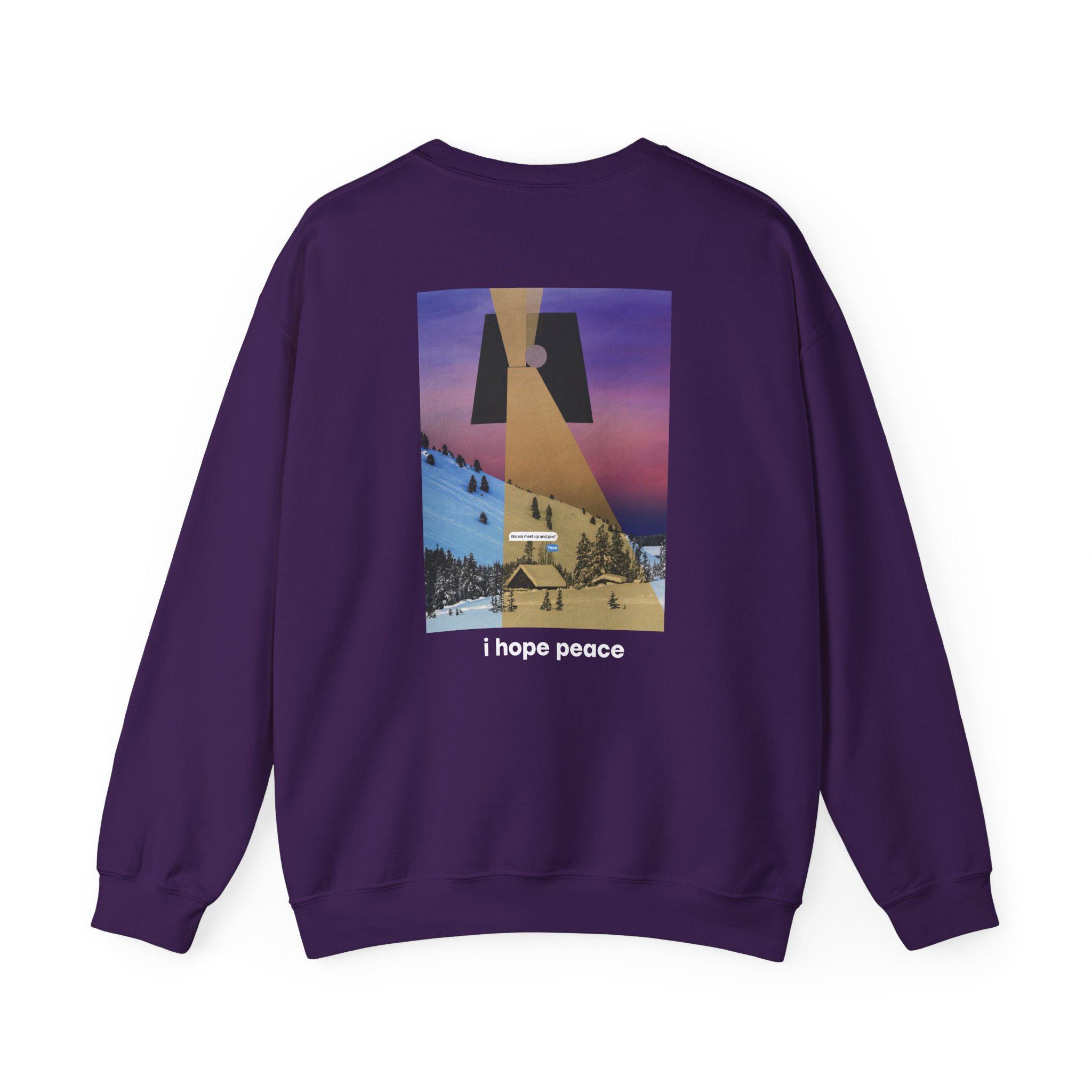 Chon I Hope Peace Unisex Heavy Blendâ„¢ Crewneck Sweatshirt