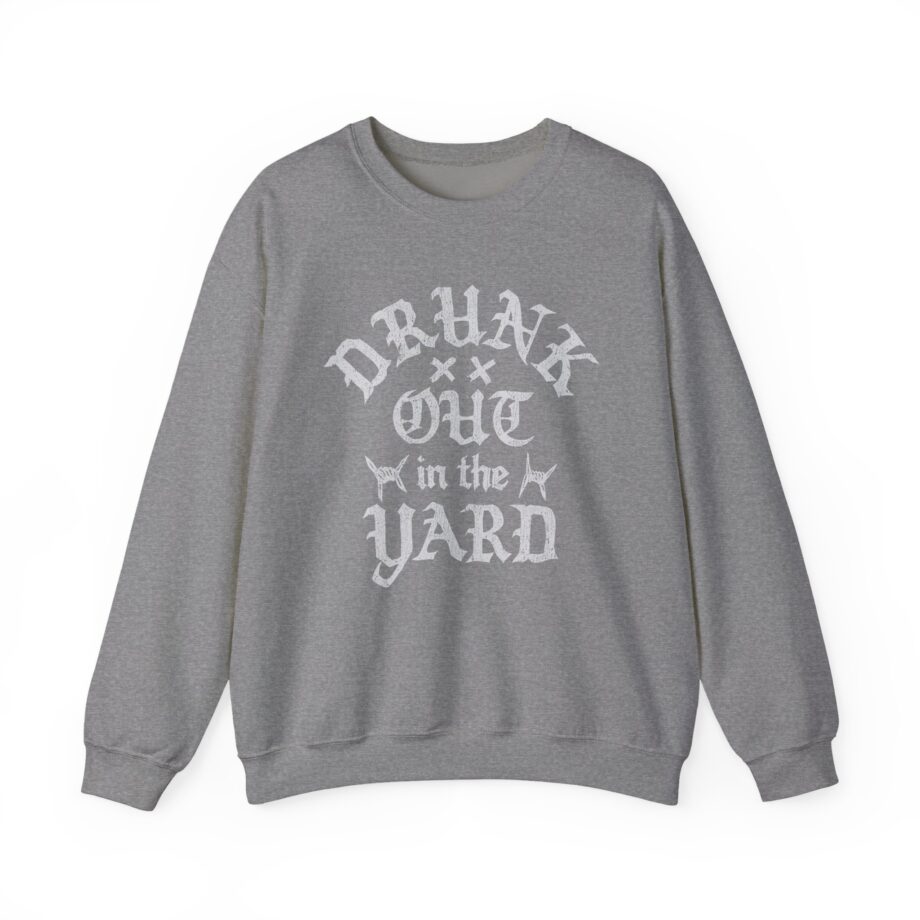 Hardy Drunk Out in the Yard Unisex Heavy Blend™ Crewneck Sweatshirt