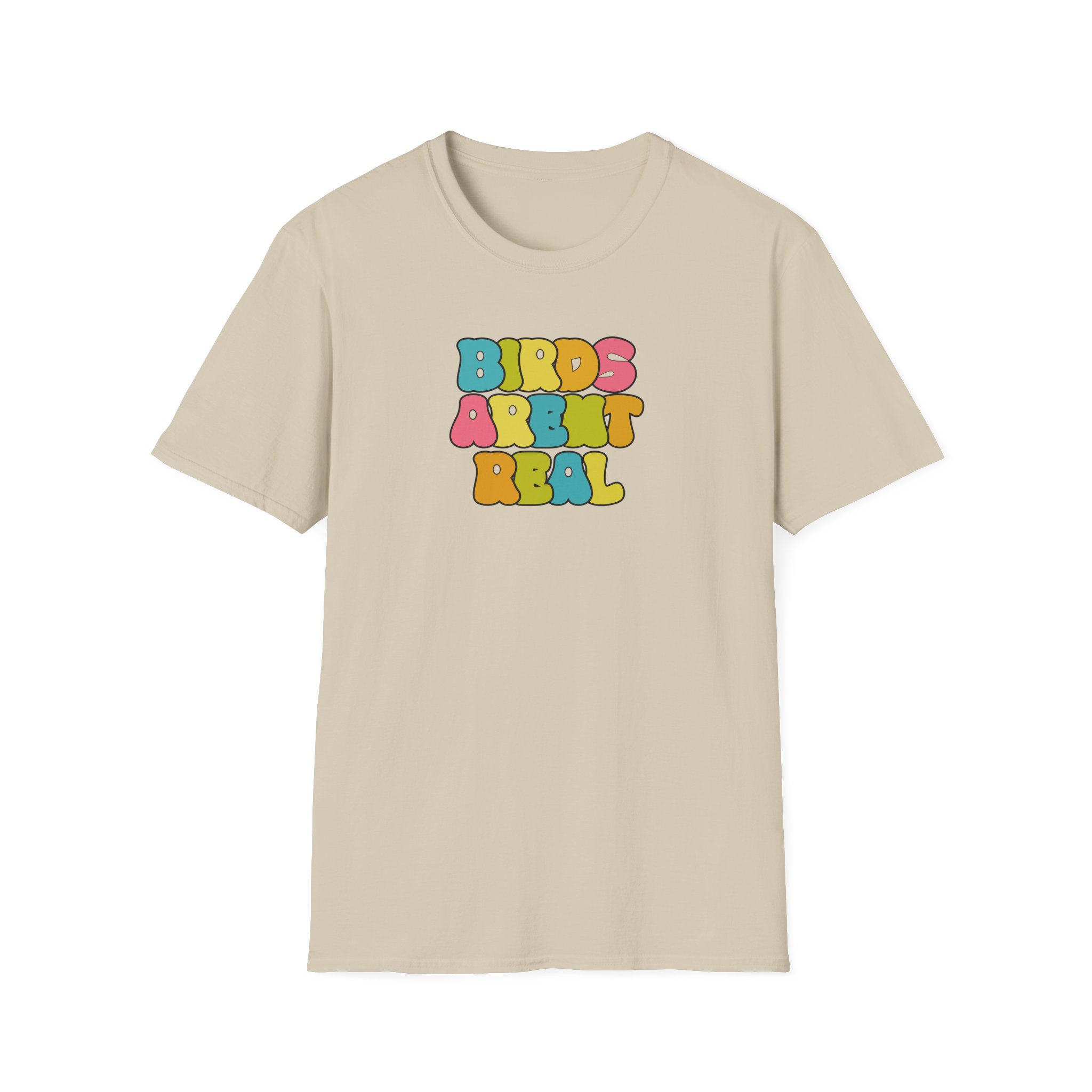 Birds Arent Real Unisex Softstyle T-Shirt