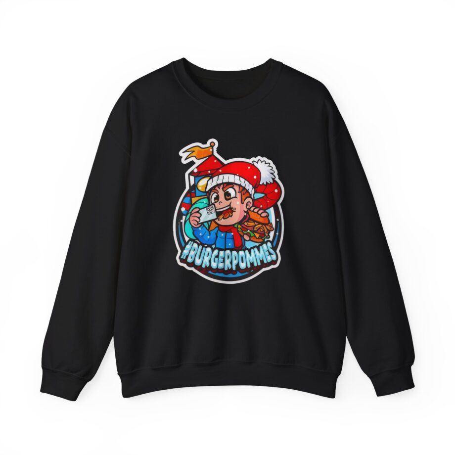 Burger Pommes Unisex Heavy Blend™ Crewneck Sweatshirt
