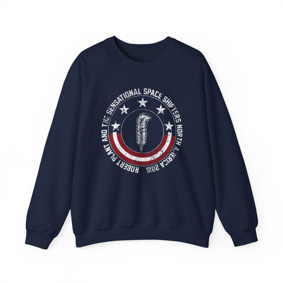 Robert Plant Patriotic Quill Itinerary Unisex Heavy Blend™ Crewneck Sweatshirt