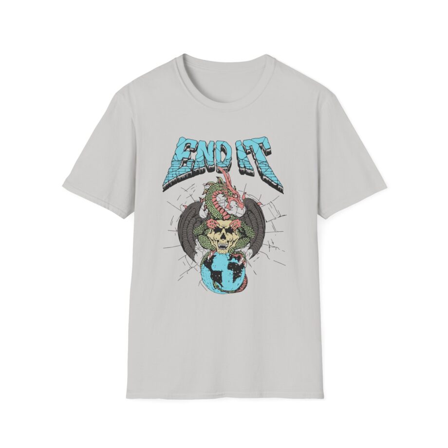 End It Dragon Skull Unisex Softstyle T-Shirt