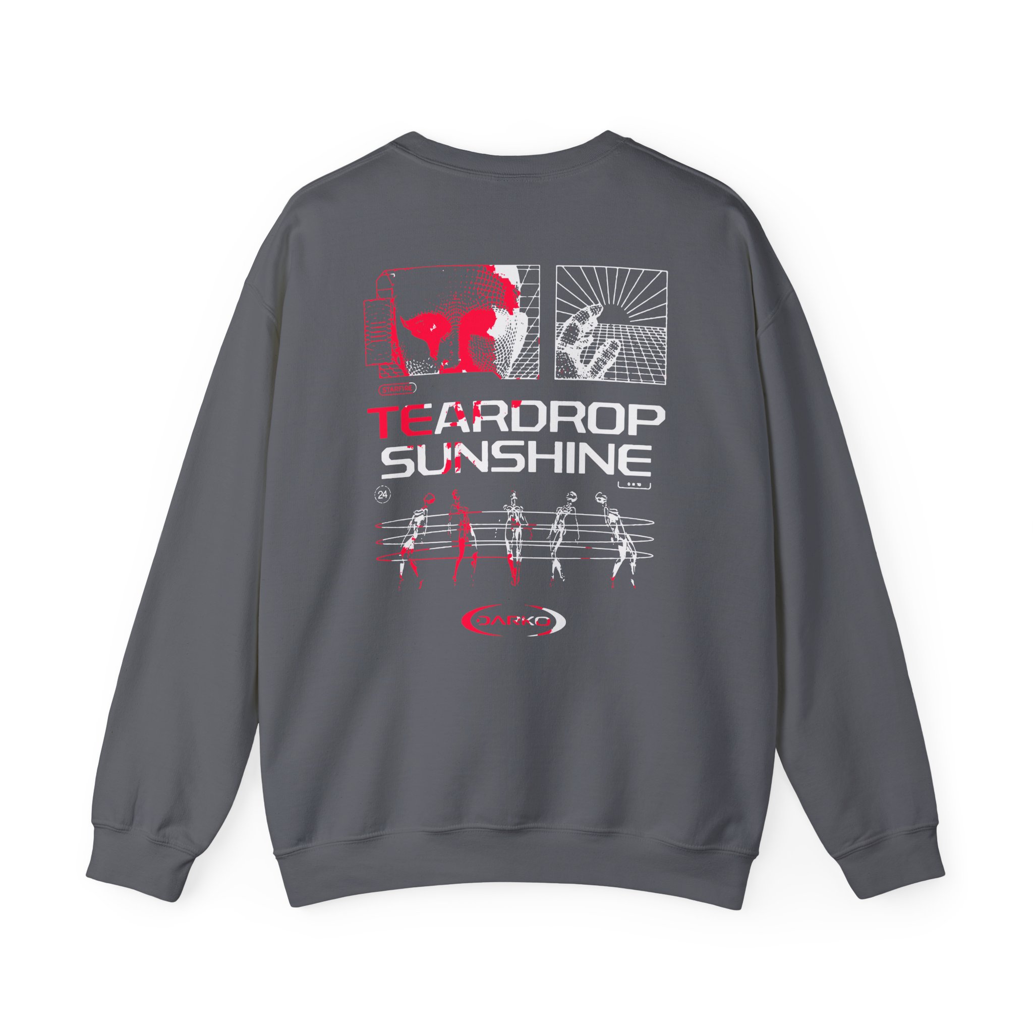 Darko Teardrop Sunshine Unisex Heavy Blendâ„¢ Crewneck Sweatshirt