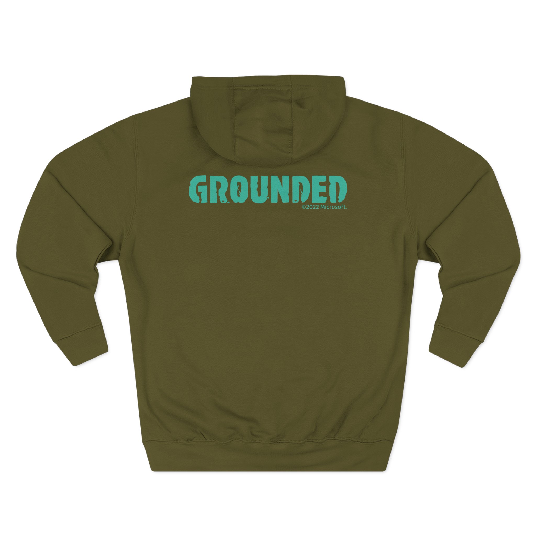 Grounded Faces Three-Panel Fleece Hoodie