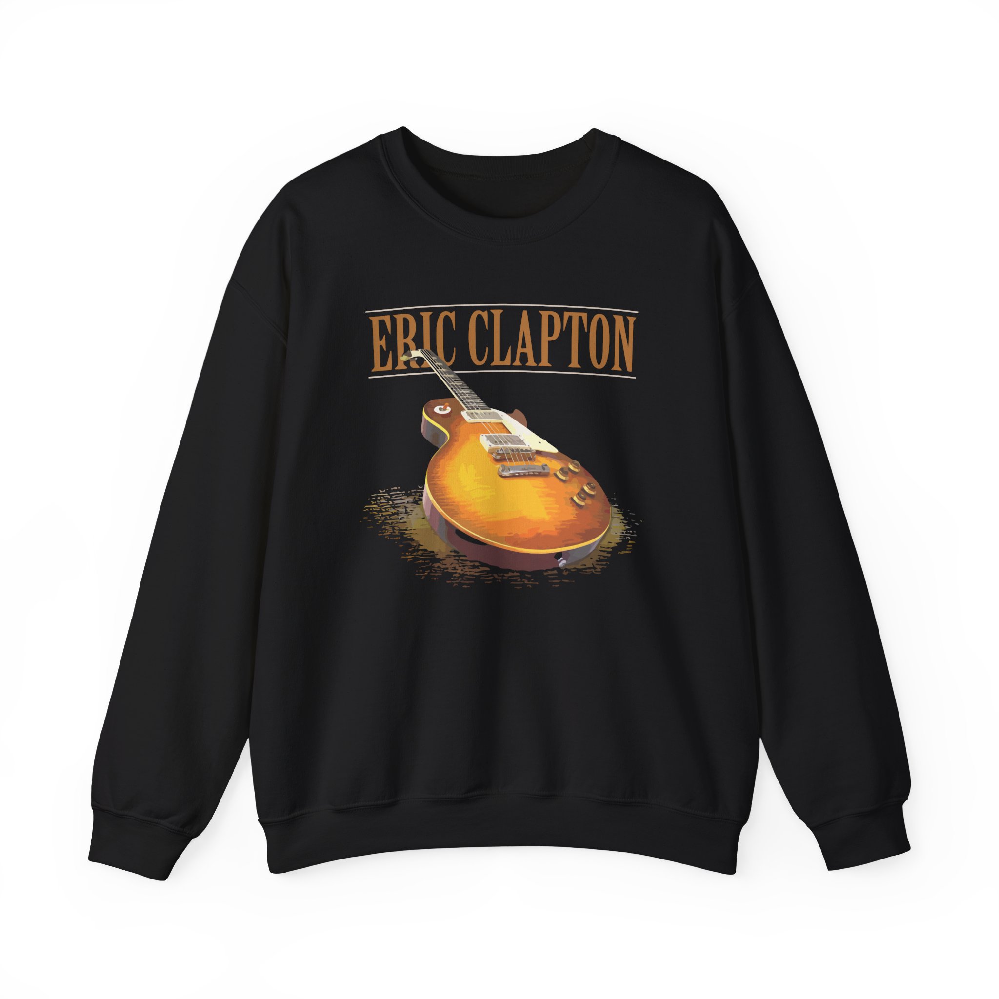Eric Clapton 3d Guitar Unisex Heavy Blendâ„¢ Crewneck Sweatshirt