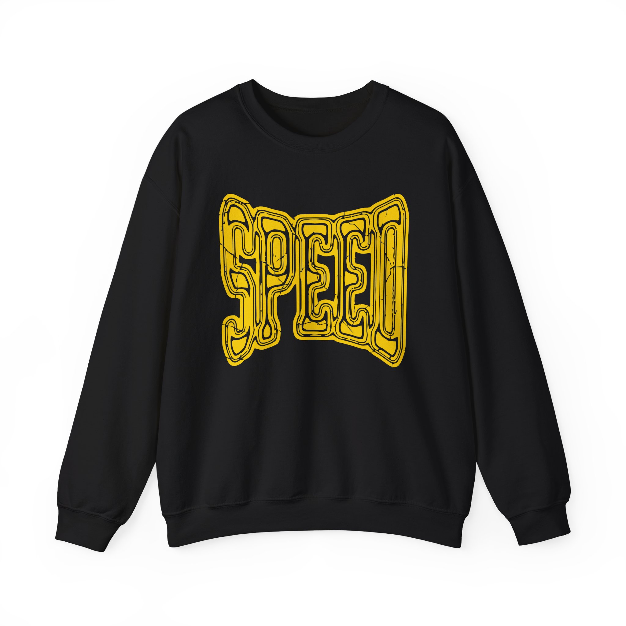 Ishowspeed Gold Logo Unisex Heavy Blendâ„¢ Crewneck Sweatshirt