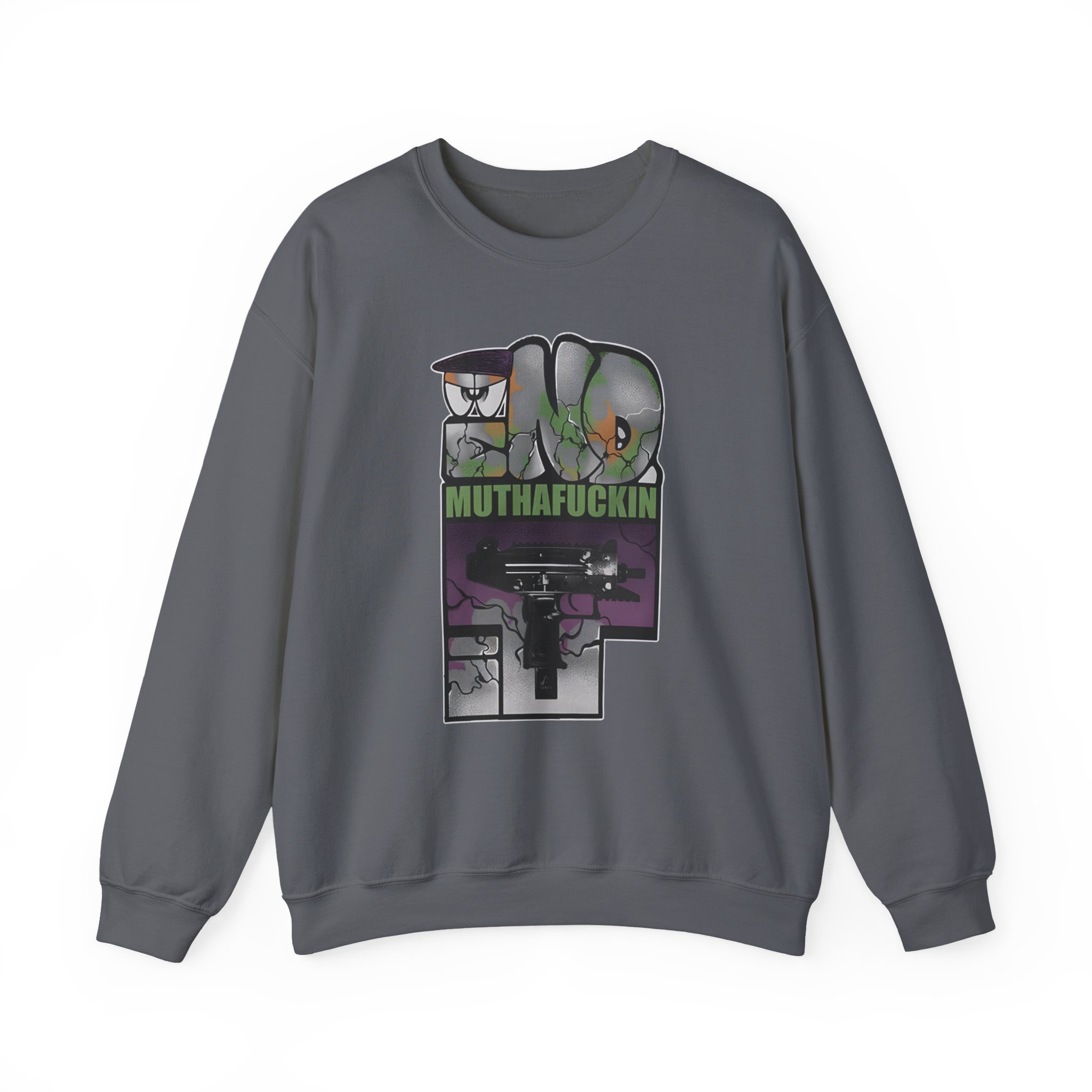 End It Muthafuckin Unisex Heavy Blend Crewneck Sweatshirt
