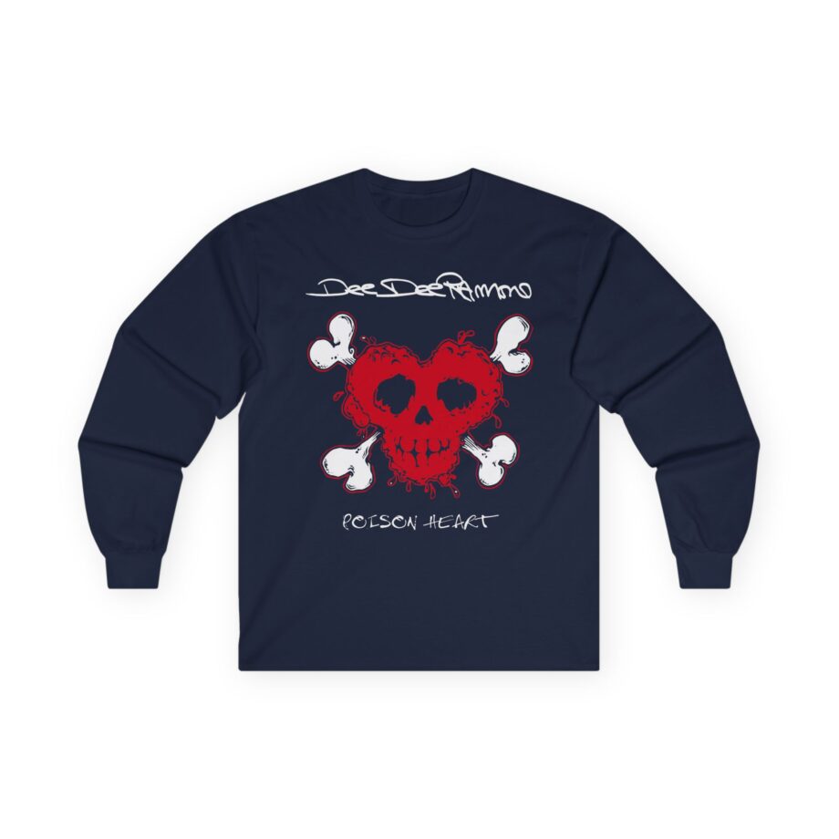Ramones Distressed Poison Heart Unisex Ultra Cotton Long Sleeve Tee