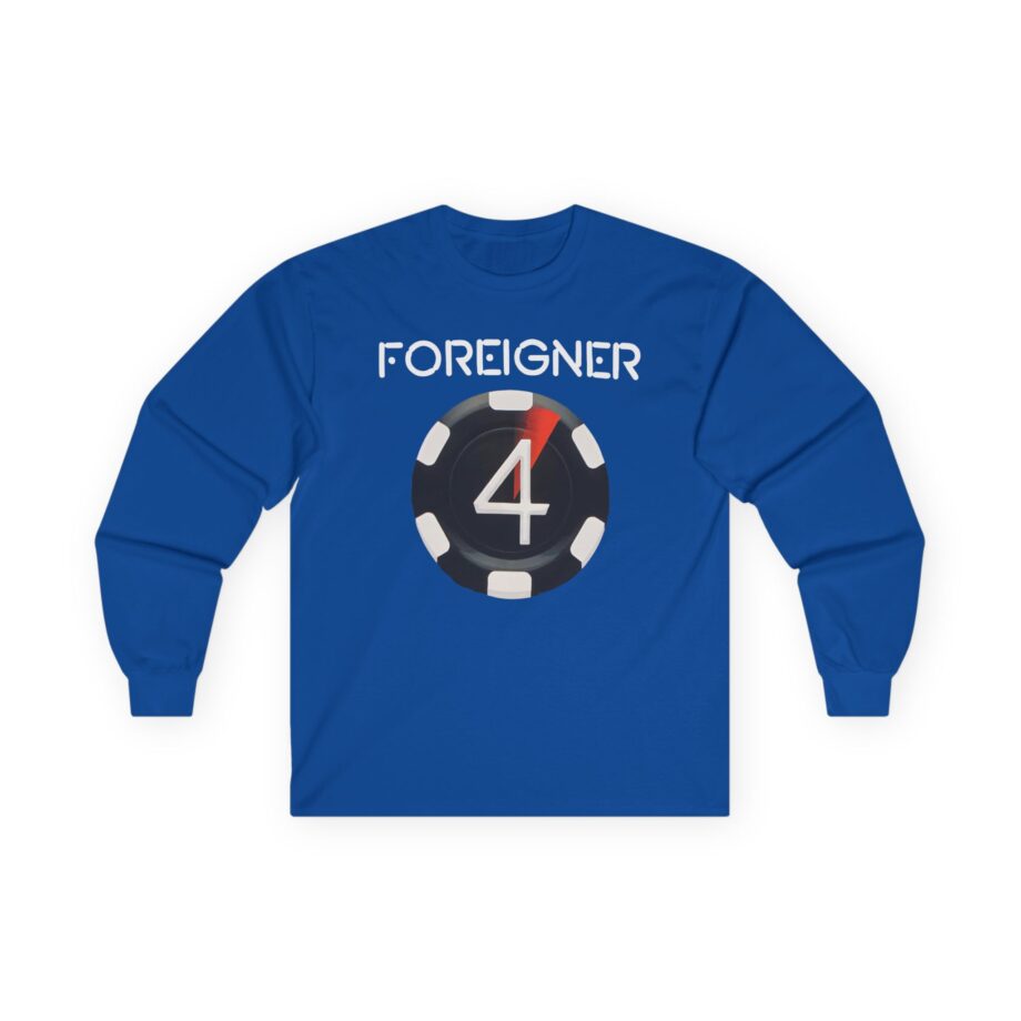 Foreigner 4 Poker Chip Unisex Ultra Cotton Long Sleeve Tee