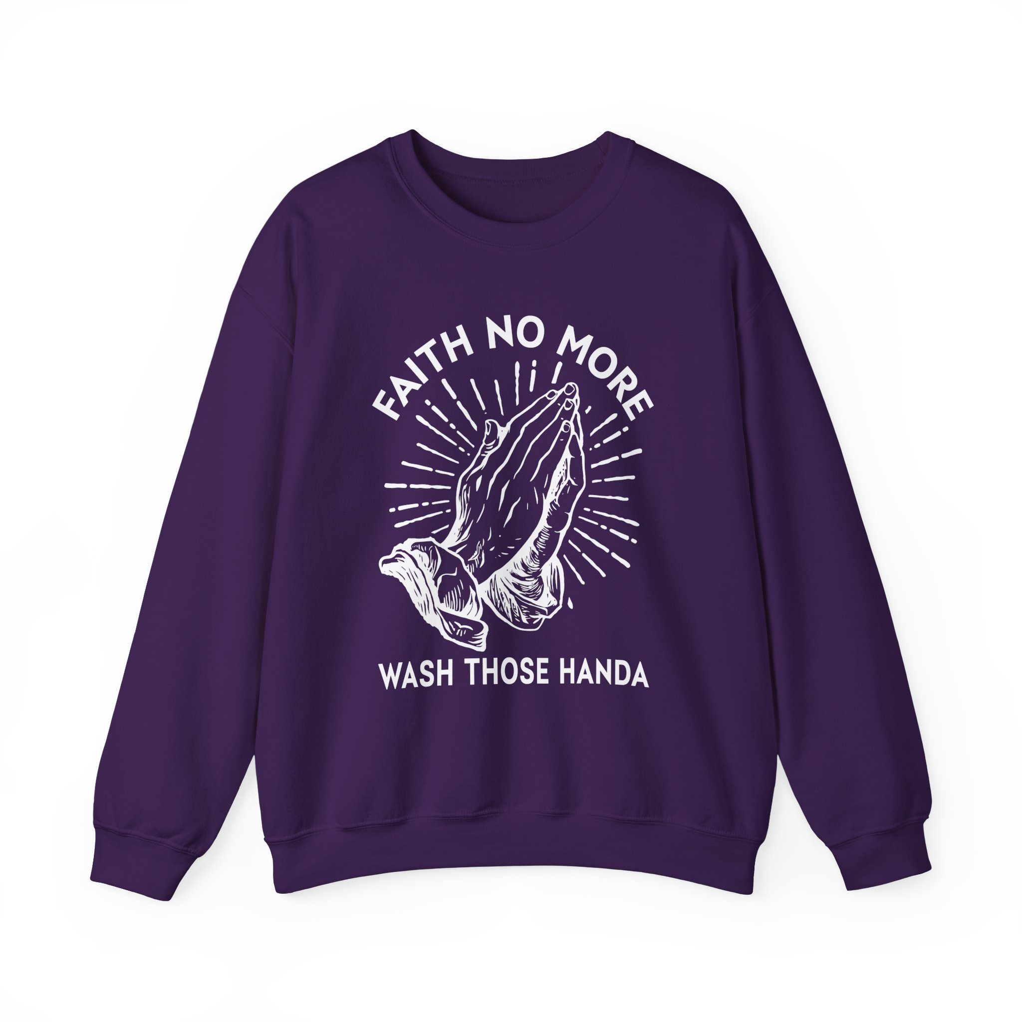 Faith No More Wash Your Hands Unisex Heavy Blendâ„¢ Crewneck Sweatshirt