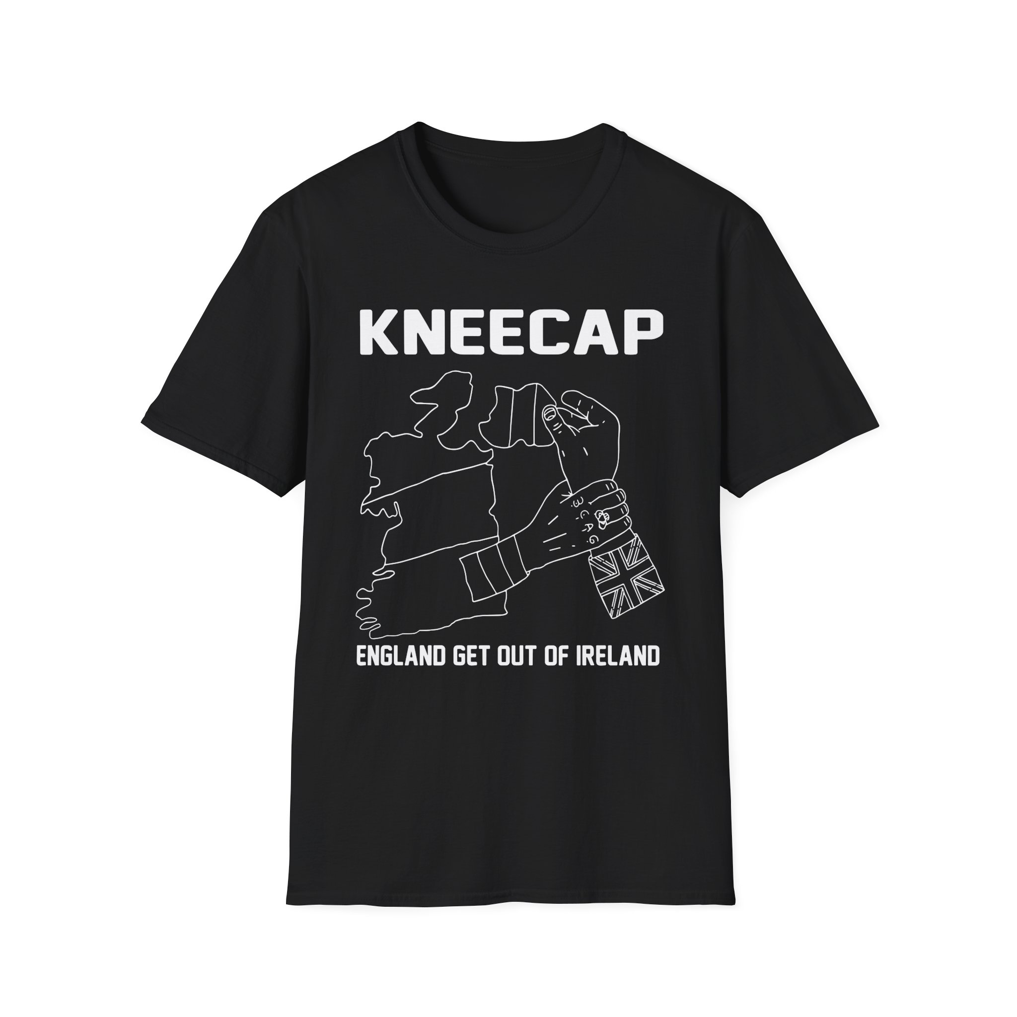 England Get Out of Ireland Unisex Softstyle T-Shirt