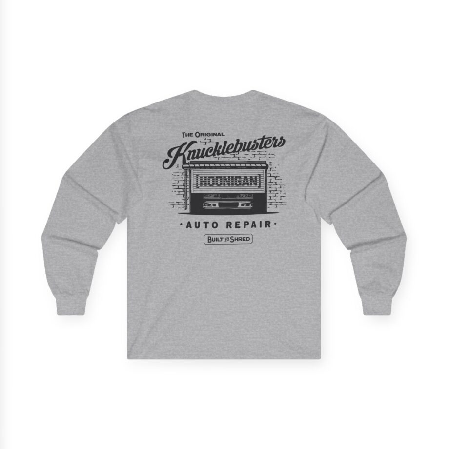 Ken Block Hoonigan Knucklebusters Auto Repair Unisex Ultra Cotton Long Sleeve Tee