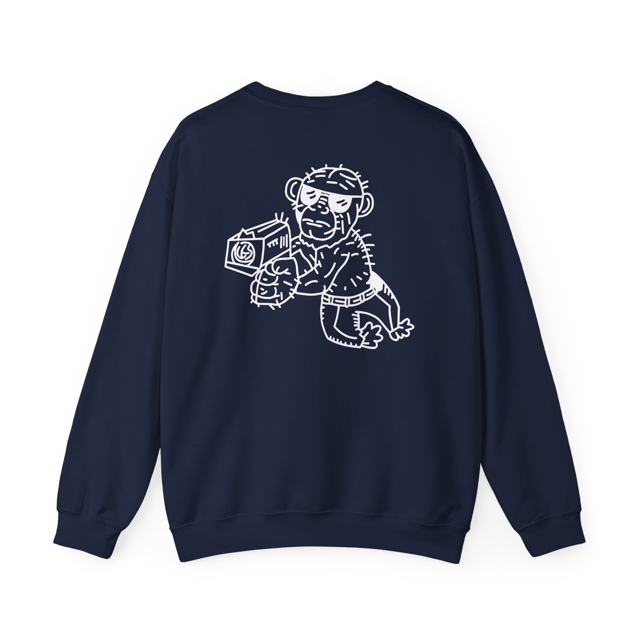 Spoonkid Detective Monke Unisex Heavy Blendâ„¢ Crewneck Sweatshirt