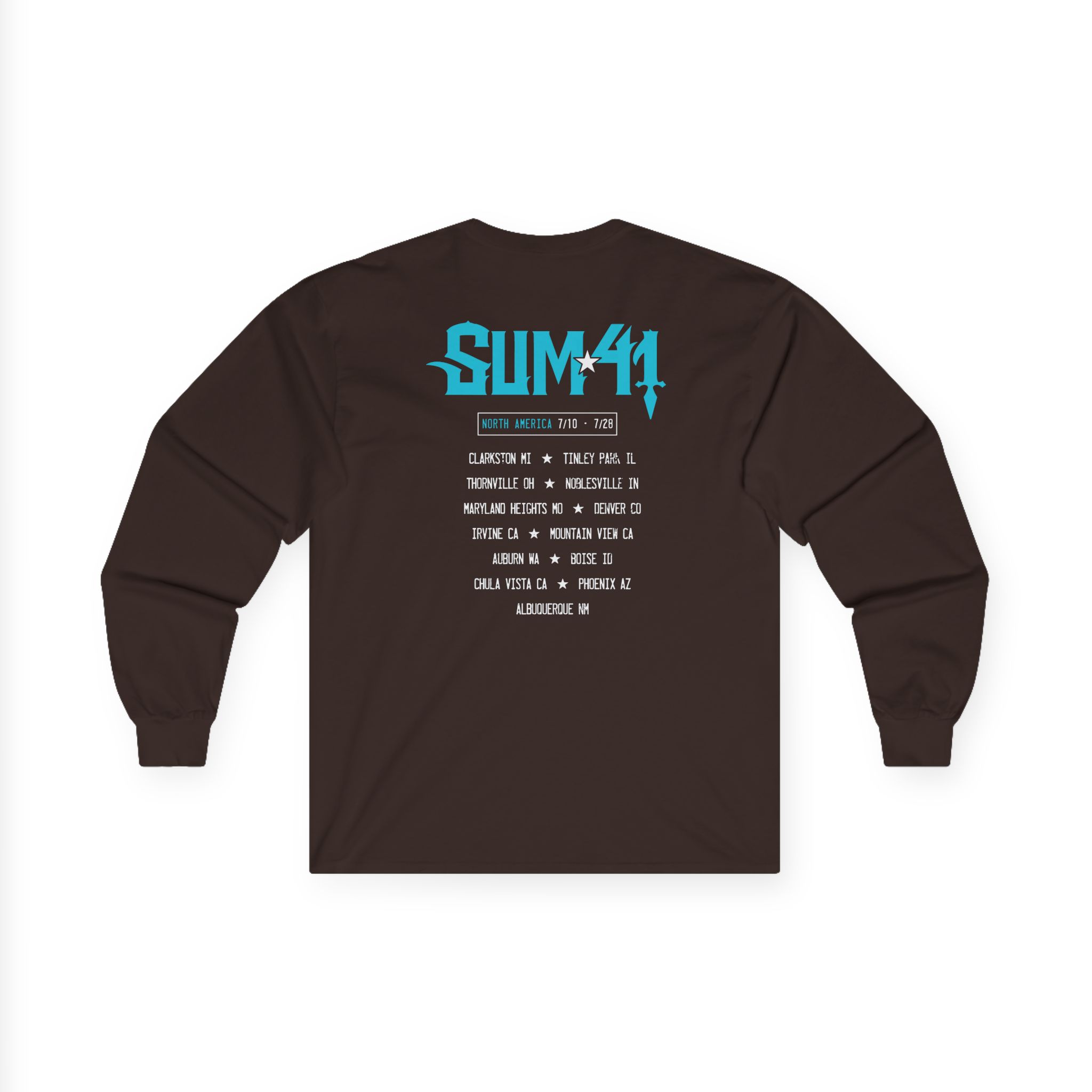 Sum 41 Blue Demon Itin Unisex Ultra Cotton Long Sleeve Tee