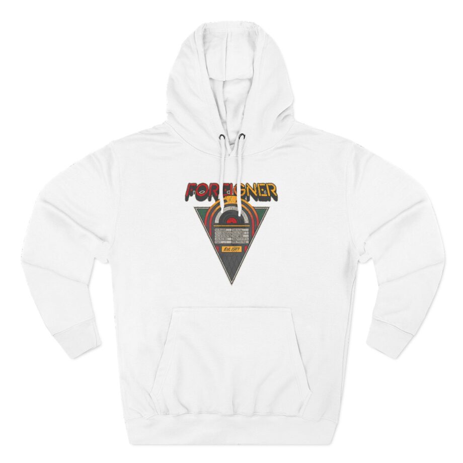 Foreigner Juke Box Three-Panel Fleece Hoodie