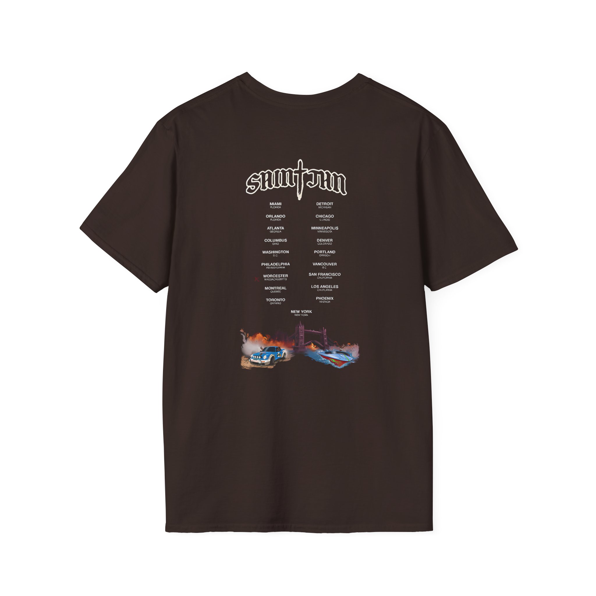 Saint JhnIgnorant Forever World Tour Unisex Softstyle T-Shirt