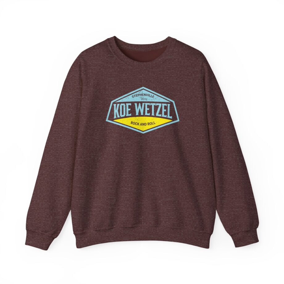 Koe Wetzel Stephenville Rock & Roll Unisex Heavy Blend™ Crewneck Sweatshirt
