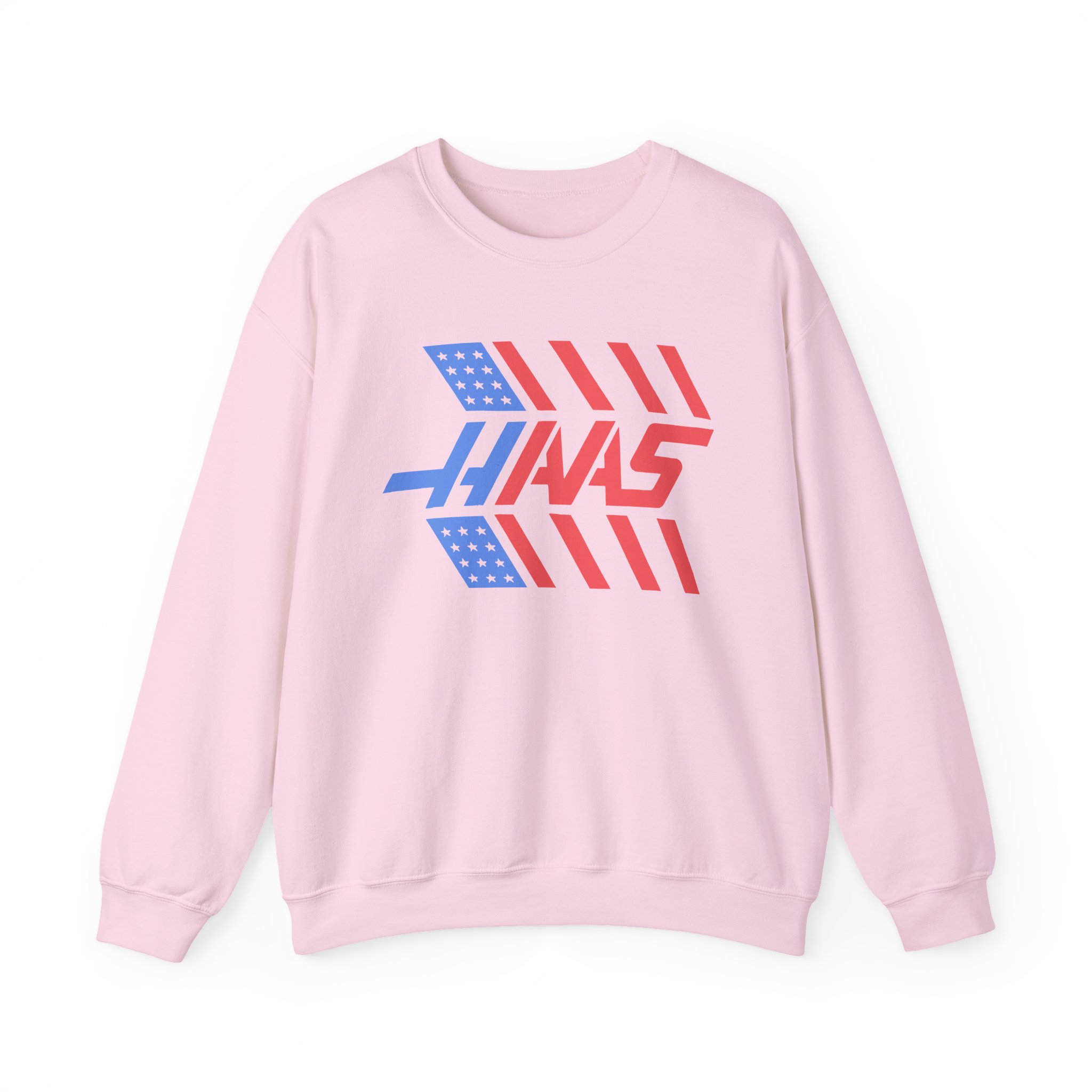 Haas F1 Stars and Stripes Unisex Heavy Blendâ„¢ Crewneck Sweatshirt