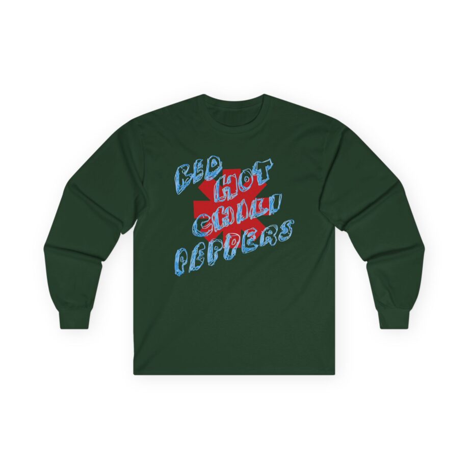 Red Hot Chili Peppers Scribbled Logo Unisex Ultra Cotton Long Sleeve Tee