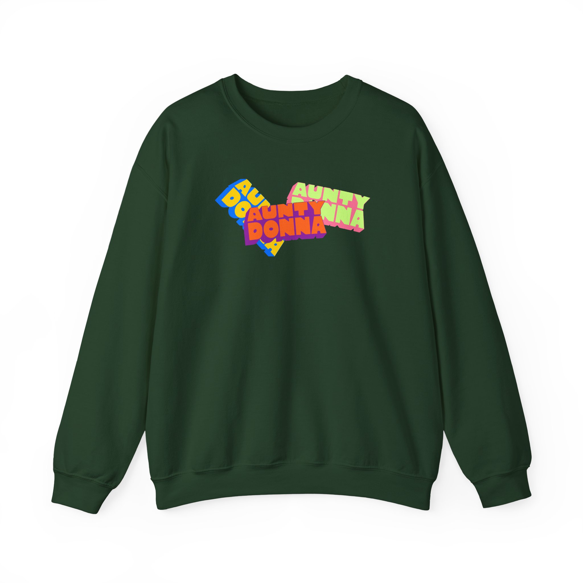 Aunty Donna Three Logo Unisex Heavy Blendâ„¢ Crewneck Sweatshirt