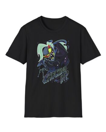 Vivziepop Checking in Unisex Softstyle T-Shirt