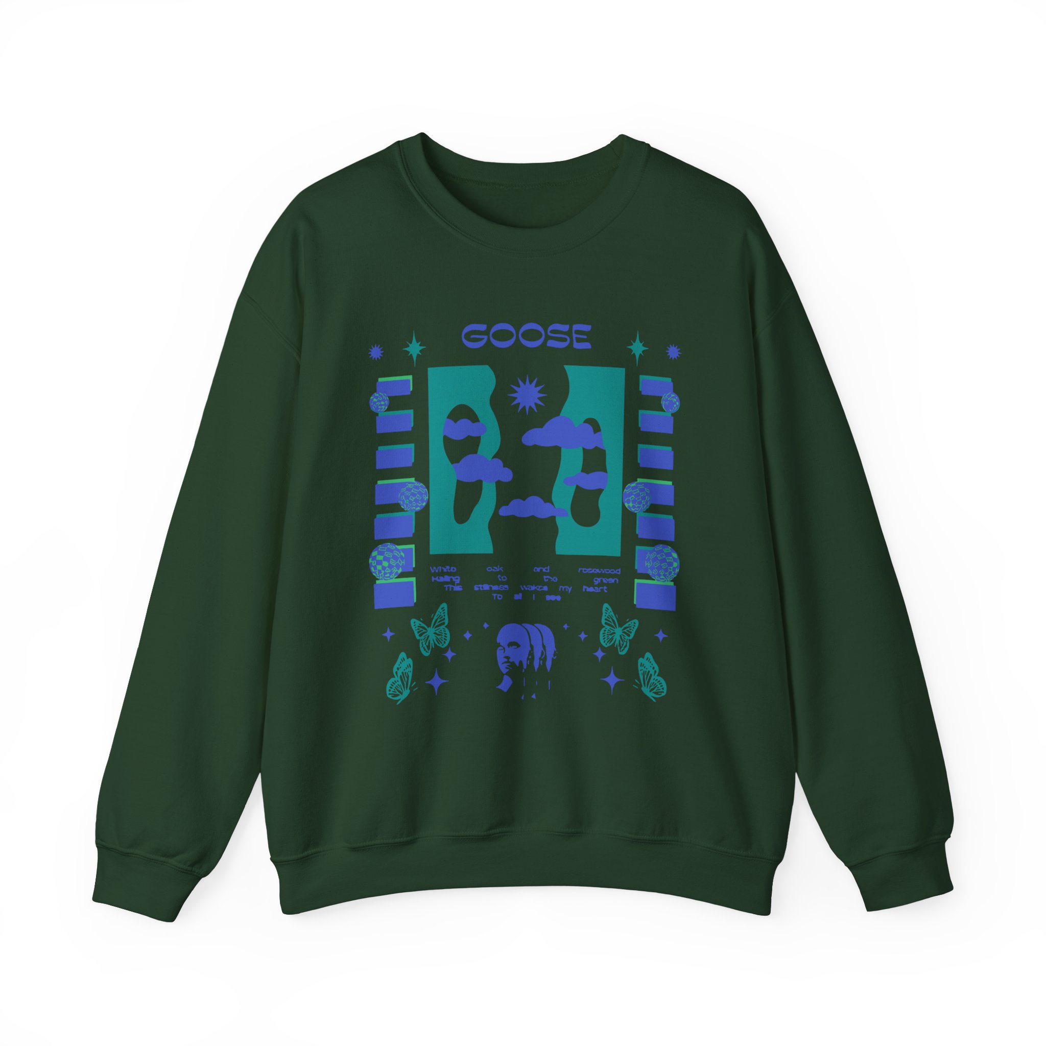 Goose Rosewood Unisex Heavy Blendâ„¢ Crewneck Sweatshirt