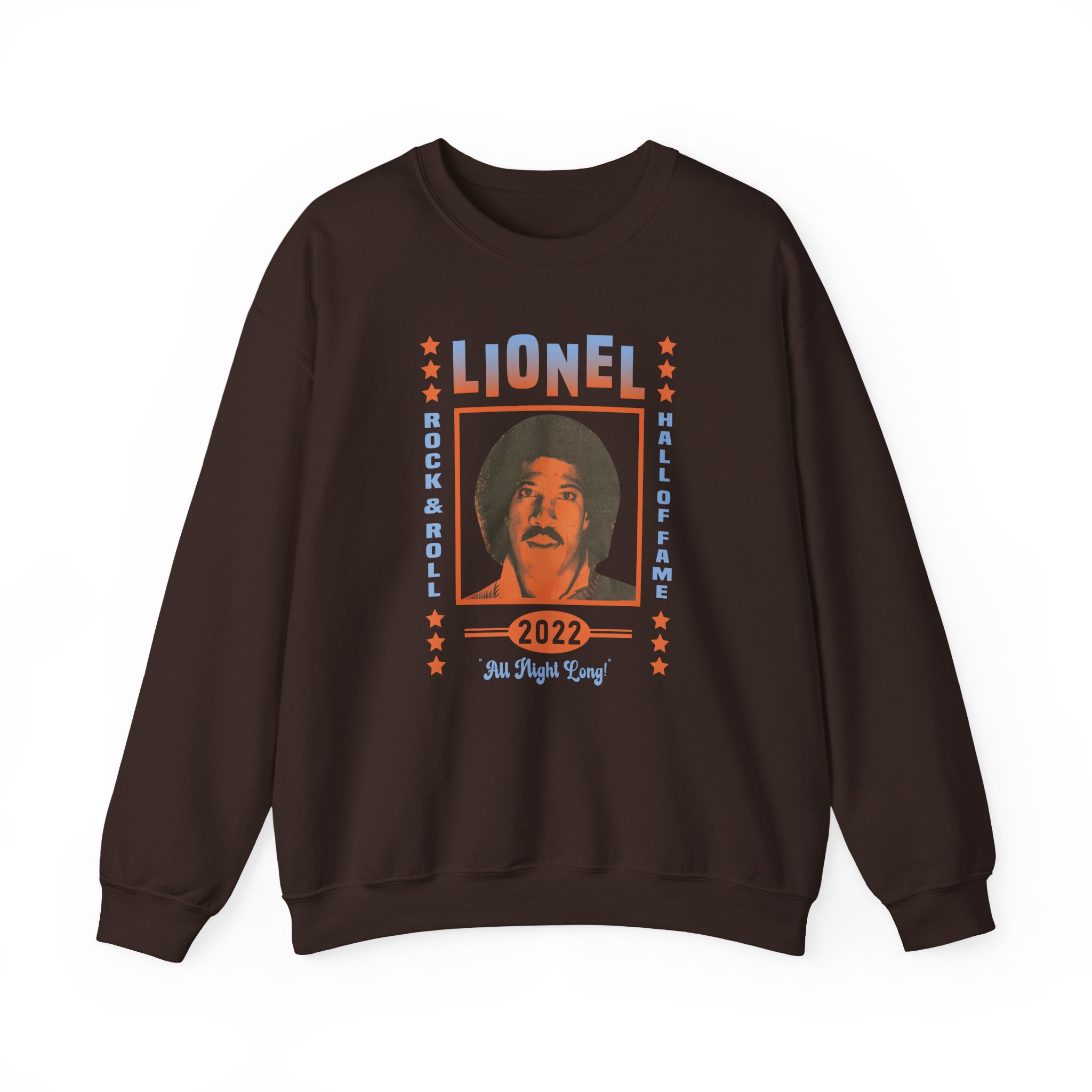 Lionel Richie Rock and Roll Hall of Fame All Night Unisex Heavy Blendâ„¢ Crewneck Sweatshirt