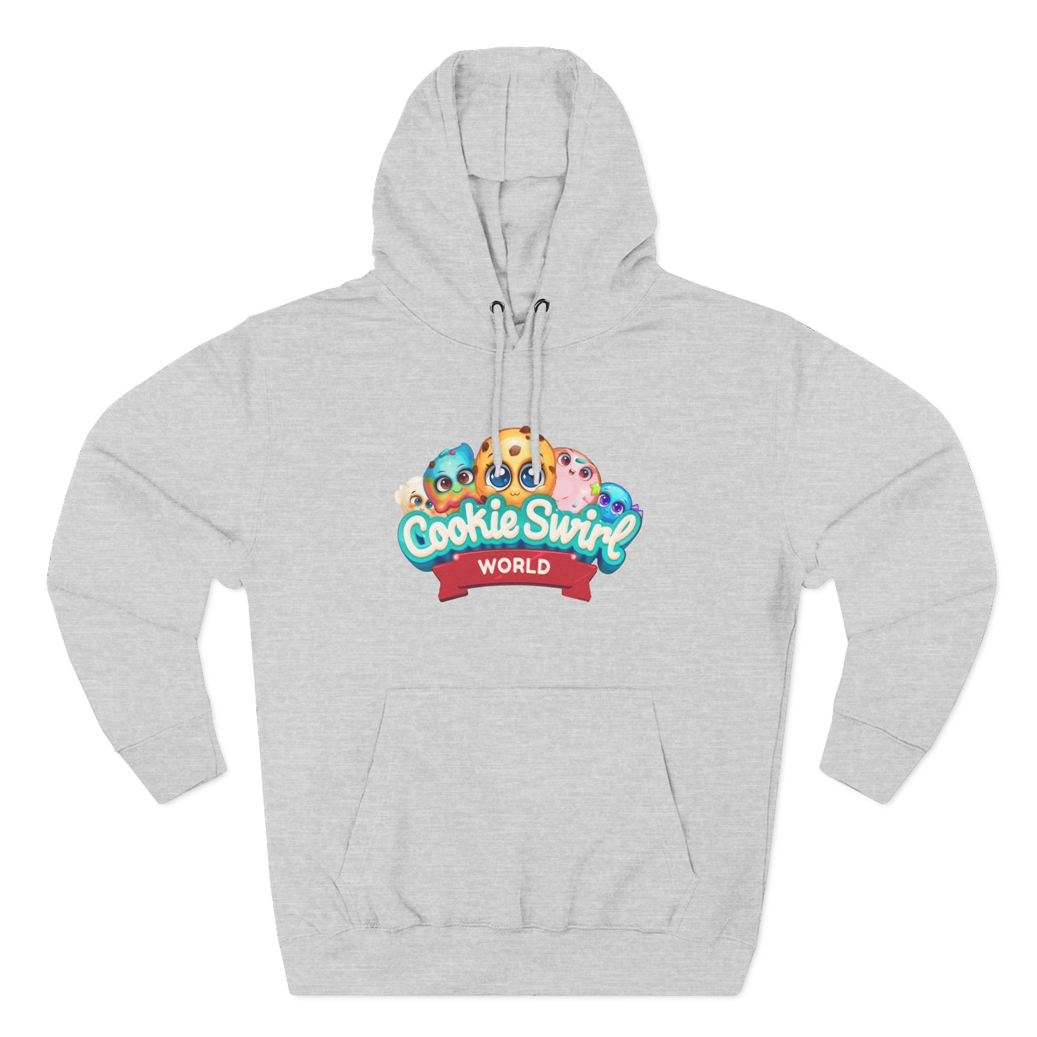 Cookieswirlc Three-Panel Fleece Hoodie