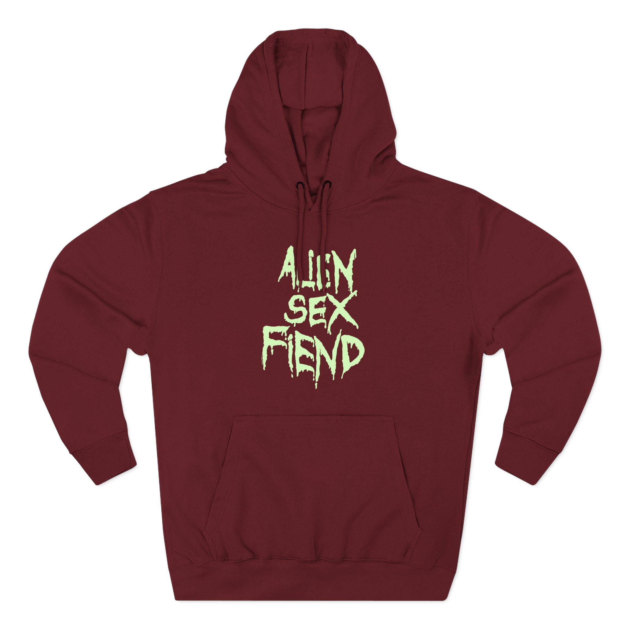 Alien Sex Fiend Glow in the Dark Three-Panel Fleece Hoodie