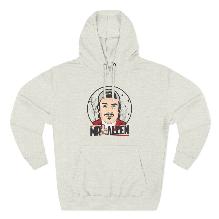Mrballen Like Button Three-Panel Fleece Hoodie