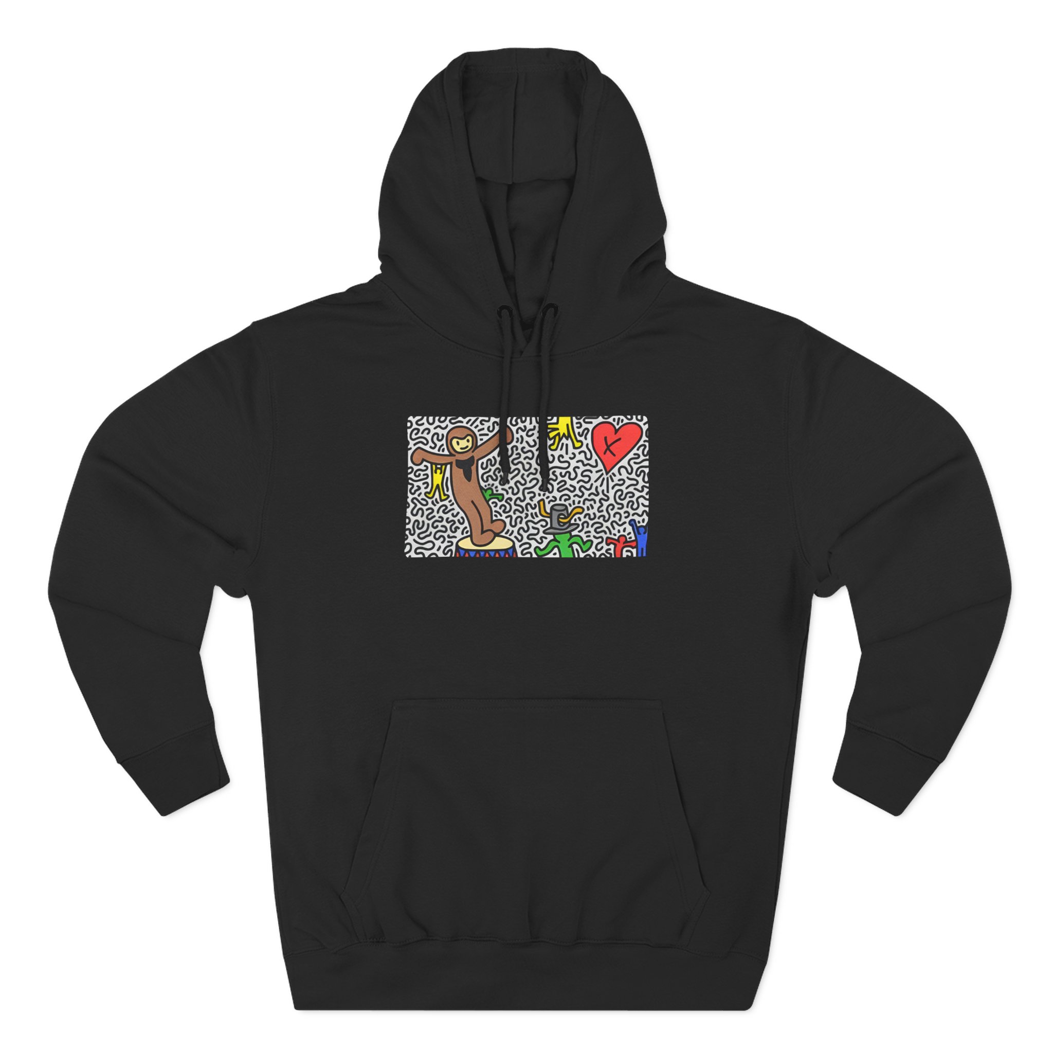 Spoonkid Monke Three-Panel Fleece Hoodie