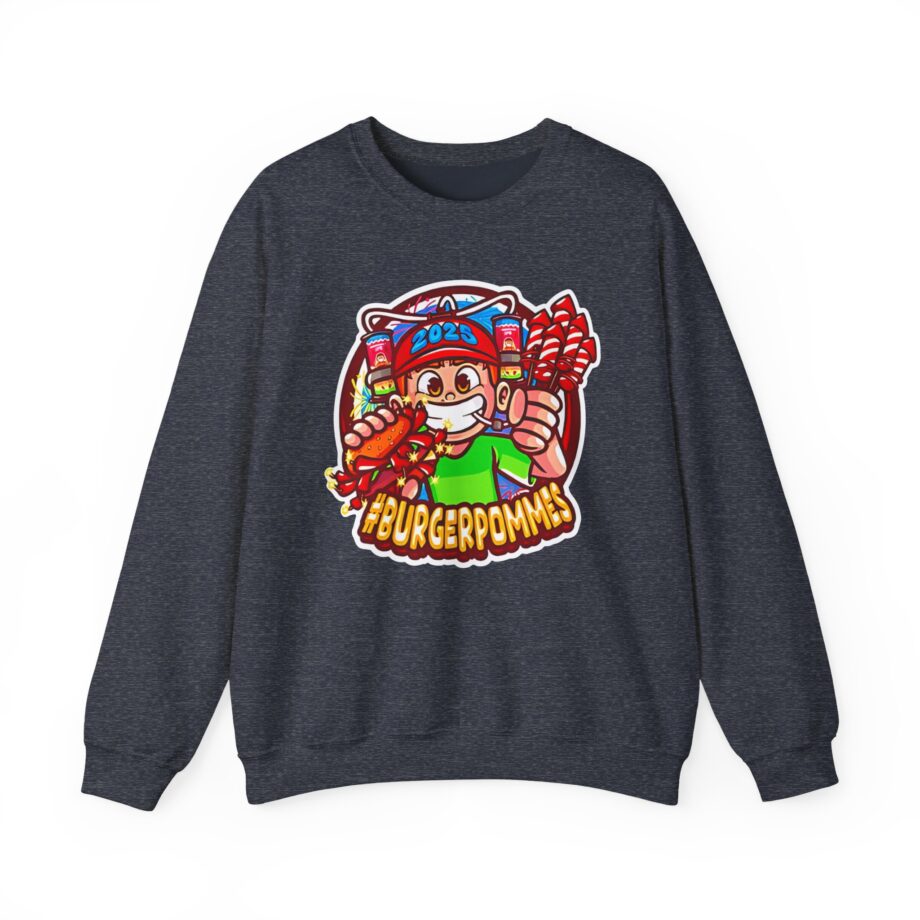 Burger Pommes Unisex Heavy Blend™ Crewneck Sweatshirt