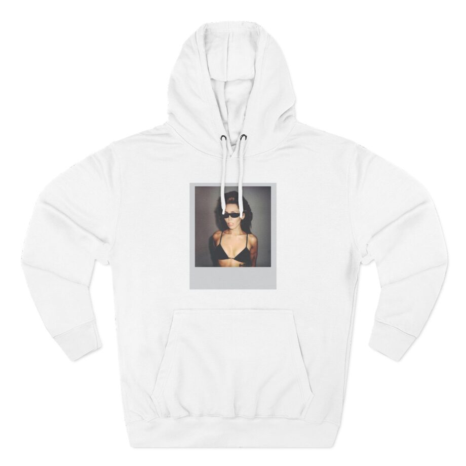 Miley Cyrus Polaroid Photo Three-Panel Fleece Hoodie